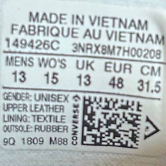 Converse All Star - CT High Street Mid - Sneakers - Black - Men's - 13 - 149426C - Picture 10 of 10